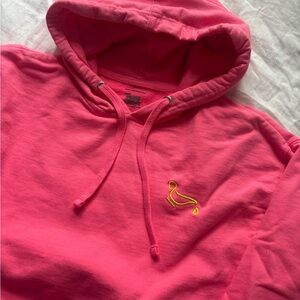 Yung Gravy Pink Hoodie with Embroidered Logo Concert Merch